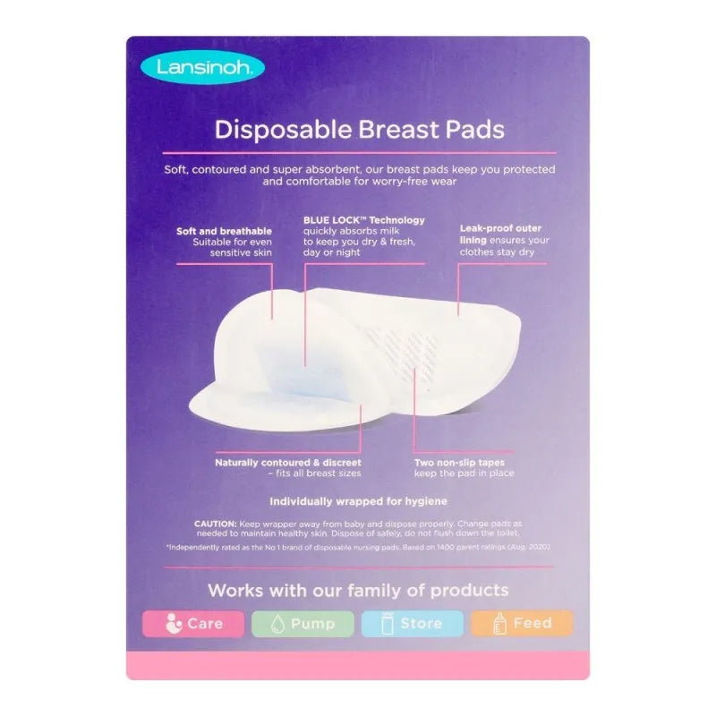 lansinoh disposable breast pads, 60 pack, dp44265ct0920 image3