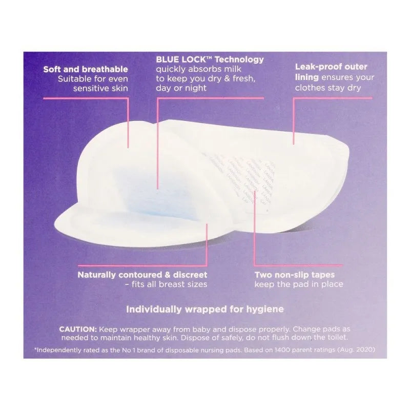 lansinoh disposable breast pads, 60 pack, dp44265ct0920 image4