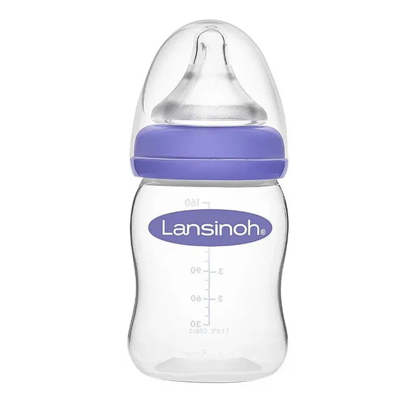 lansinoh feeding bottle with natural wave slow flow teat, 160ml, bt75820ct0620 main image