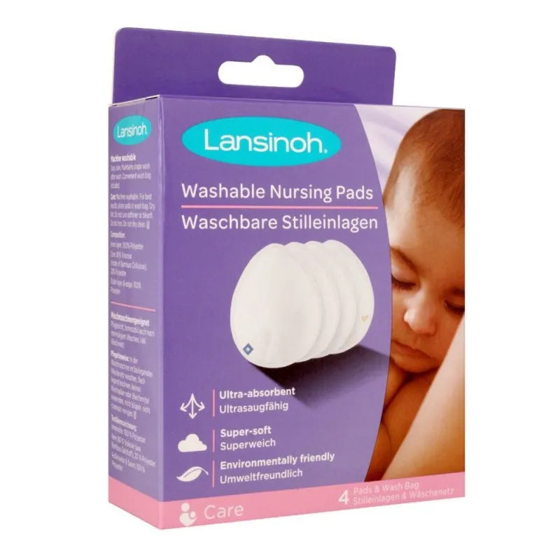 lansinoh washable nursing pads, 4 pack, wn20382ct0121 image2