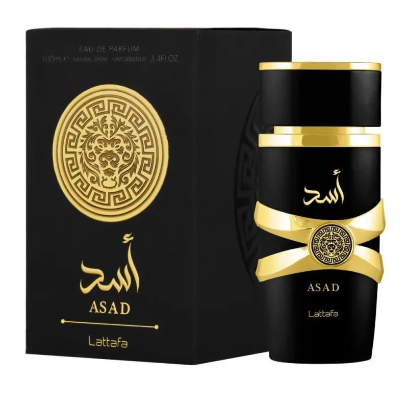 lattafa asad eau de parfum, for men, 100ml main image