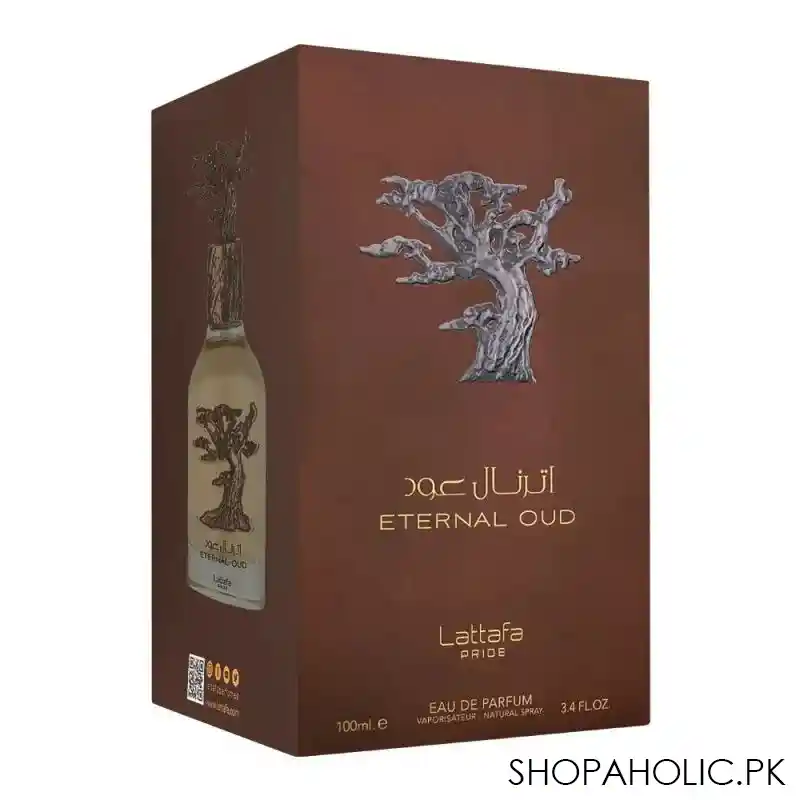 lattafa eternal oud eau de parfum, for men & women, 100ml image2