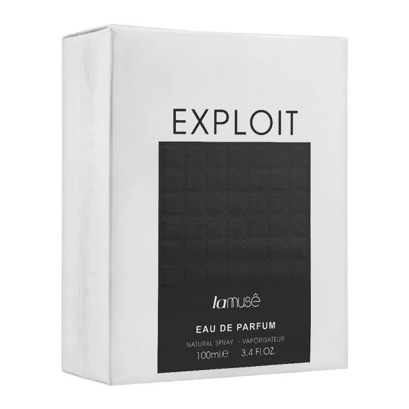 lattafa lamuse exploit eau de parfum for men, 100ml main image