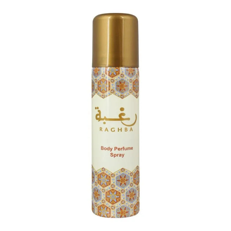 lattafa raghba perfume body spray, 70ml main image