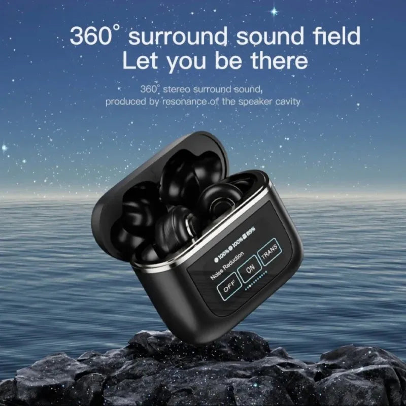 lcd touch screen noise reduction earbuds main image