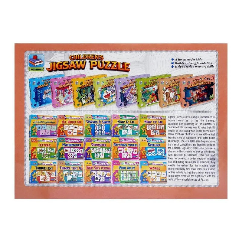 learner's childern puzzle jigsaw super hero, for 6+ years, 417 8808 image2