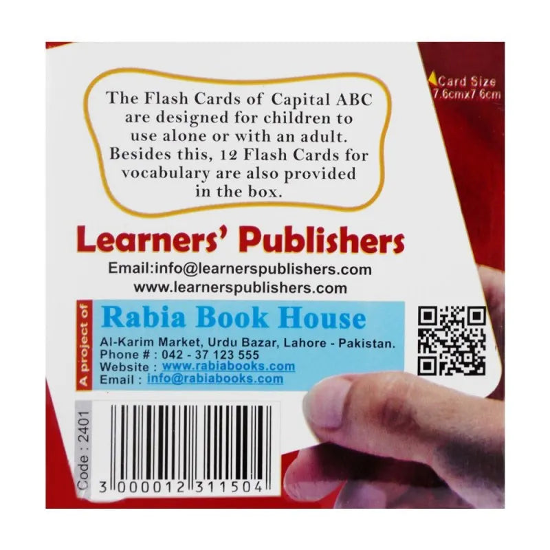 learners flash card, small abc, 227 2401 image2