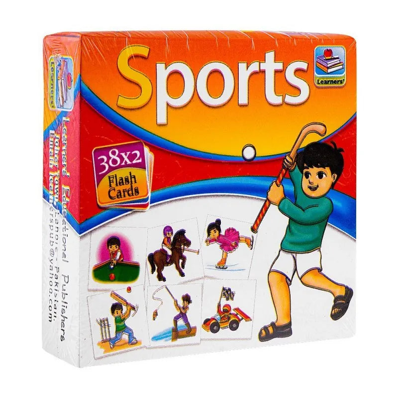 learners flash cards small sports, 227 2390 main image