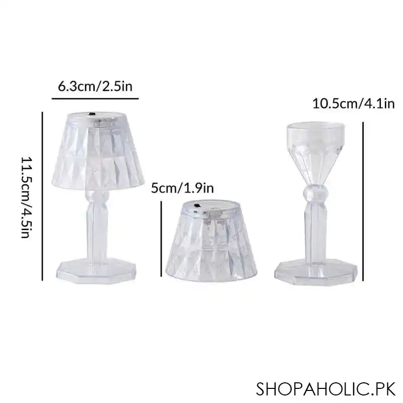 led diamond crystal mini table top lamp   small image6