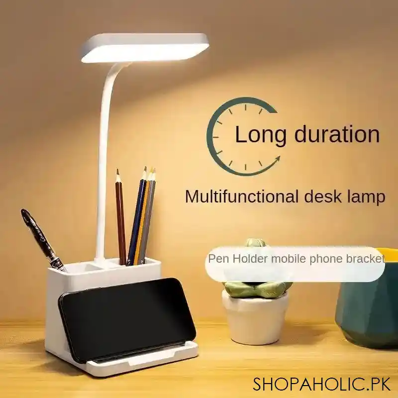 led table lamp with pen holder image4