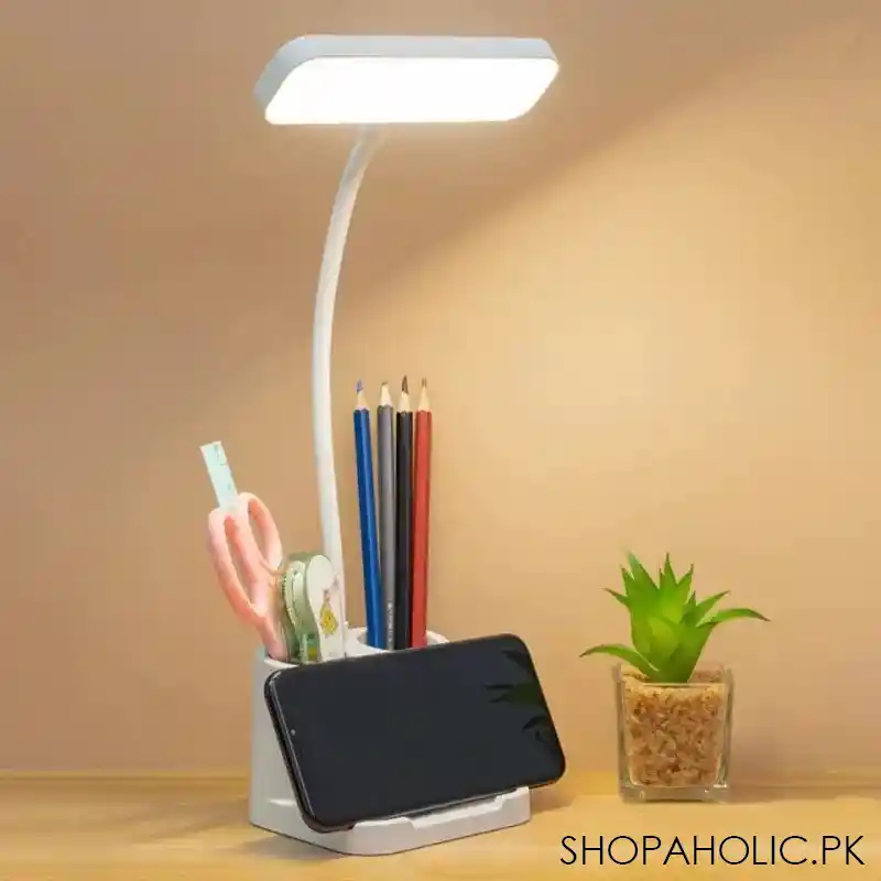 led table lamp with pen holder main image