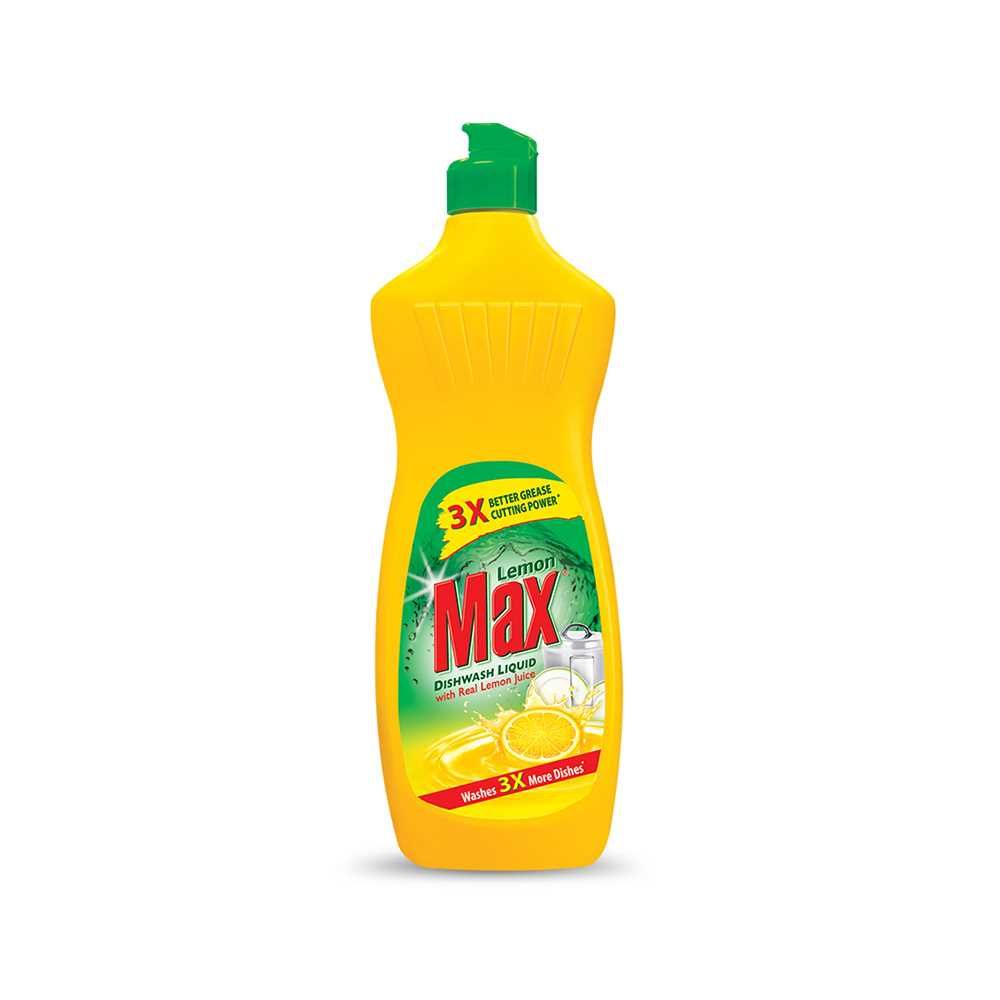 Lemon Max Dishwash Liquid Bottle, With Lemon Juice, 275ml - Main Image