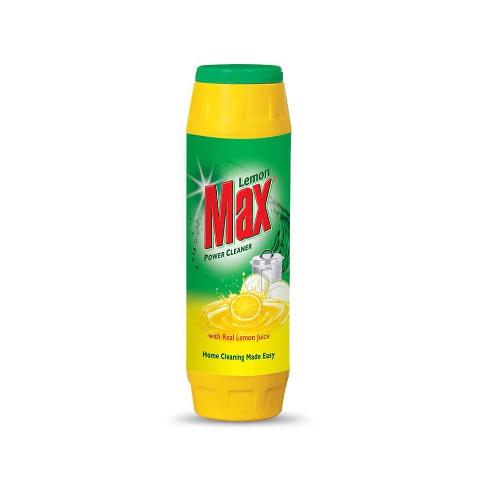 Lemon Max Power Cleaner, Dishwash Powder, Bottle, 450g - Main Image