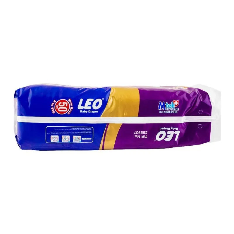 leo soft & dry baby diaper newborn 1, 2 5kg, 50's image2