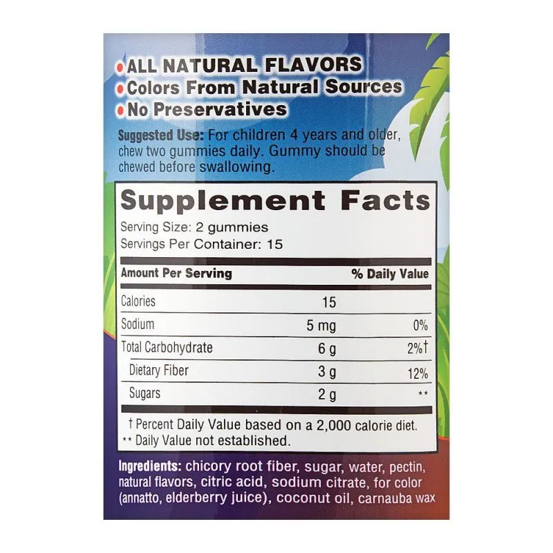 leona's fiber supplement, dietary supplement, 30 gummy vitamins image5