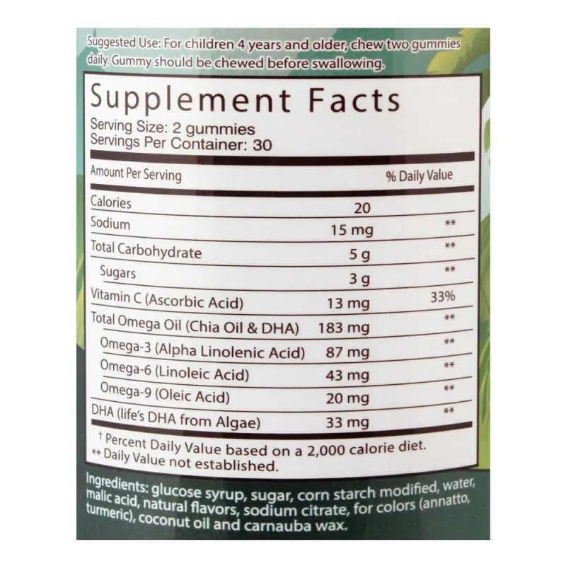 leona's omega + dha, dietary supplement, 60 gummy vitamins image5