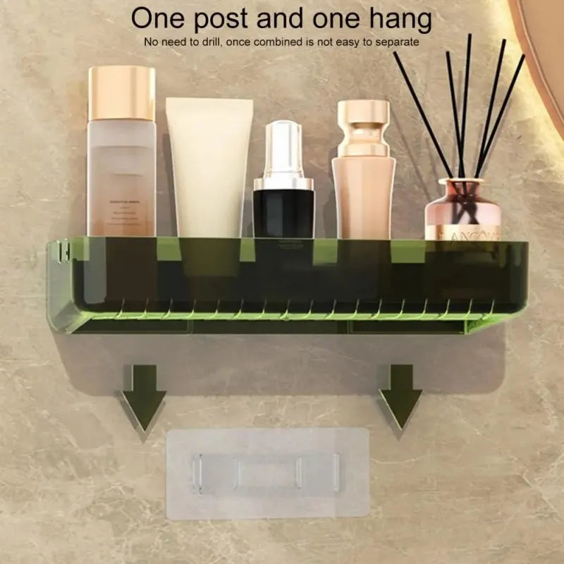 letter print bathroom storage shelf image5