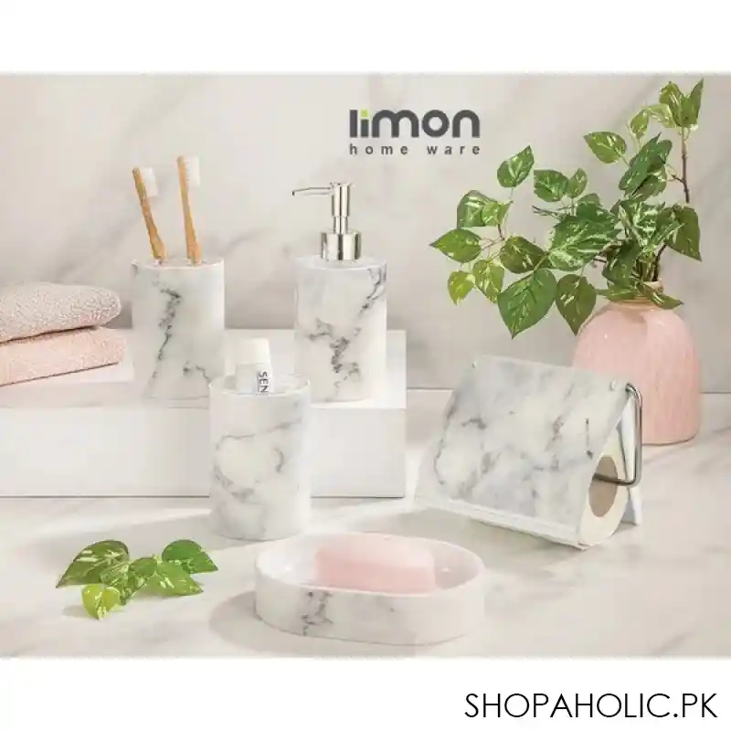 limon 5 pcs marble design bathroom set product code: 1985 main image