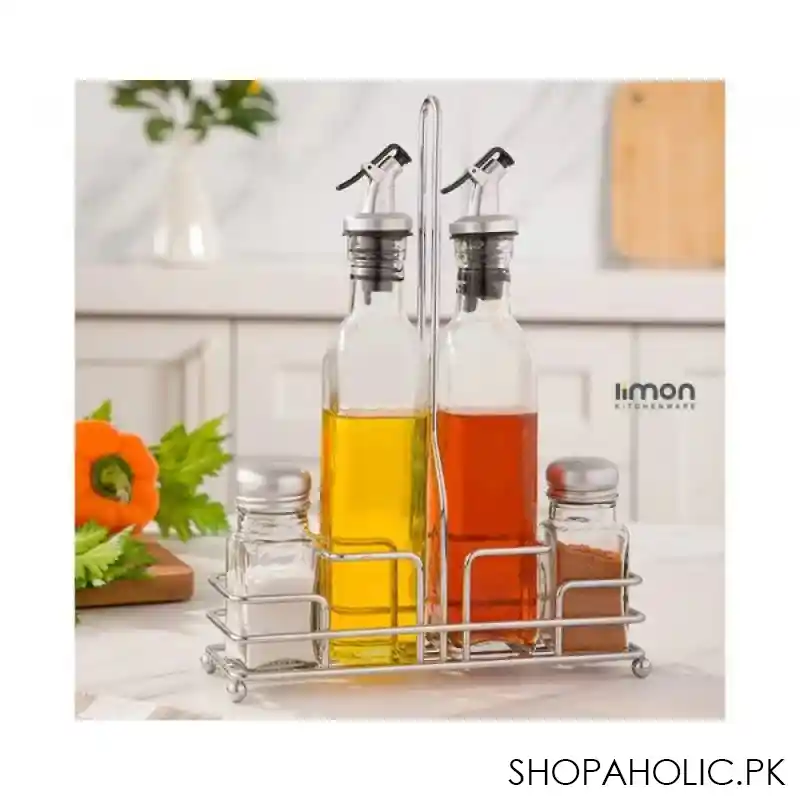 limon 5 sauce set with stand product code: 2062 main image