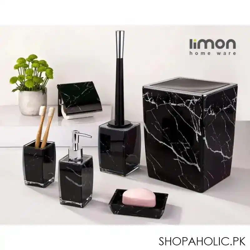 limon 6 pcs classic marble design bathroom set product code: 2023 main image