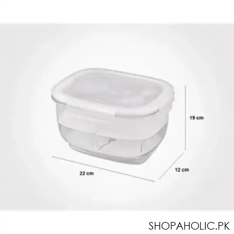 limon acrylic food container with lid product code: 1830 image2