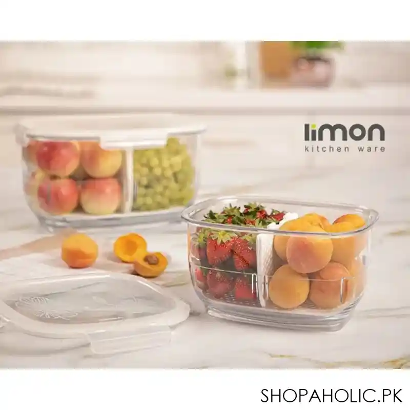 limon acrylic food container with lid product code: 1830 main image