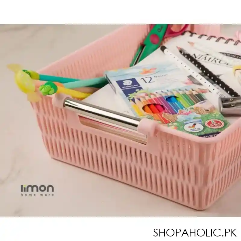 limon bamboo basket with steel handle product code: 1382 main image