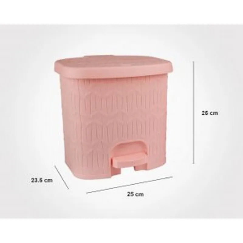 limon bamboo dustbin with pedal 6 litter product code: 2065 image2