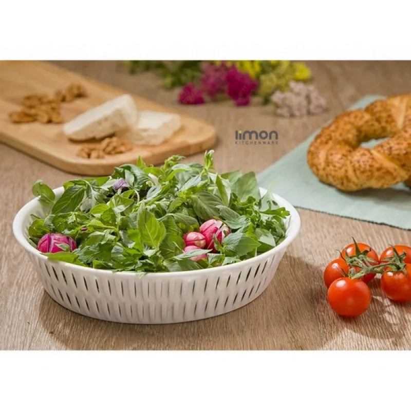 limon bamboo oval vegetable basket product code: 1590 main image