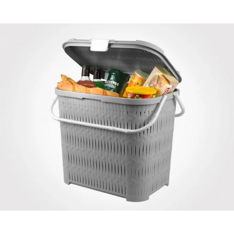 limon bamboo picnic basket with handle product code: 1548 main image