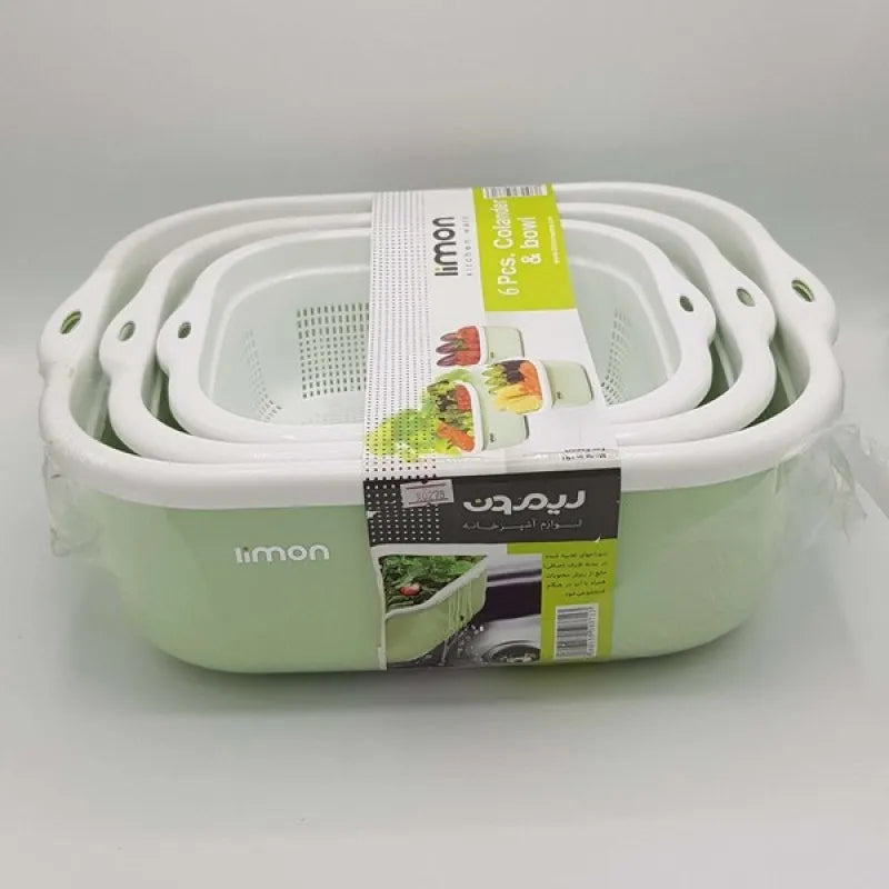 limon bowls & colander 6 pcs set product code: 27835 image6