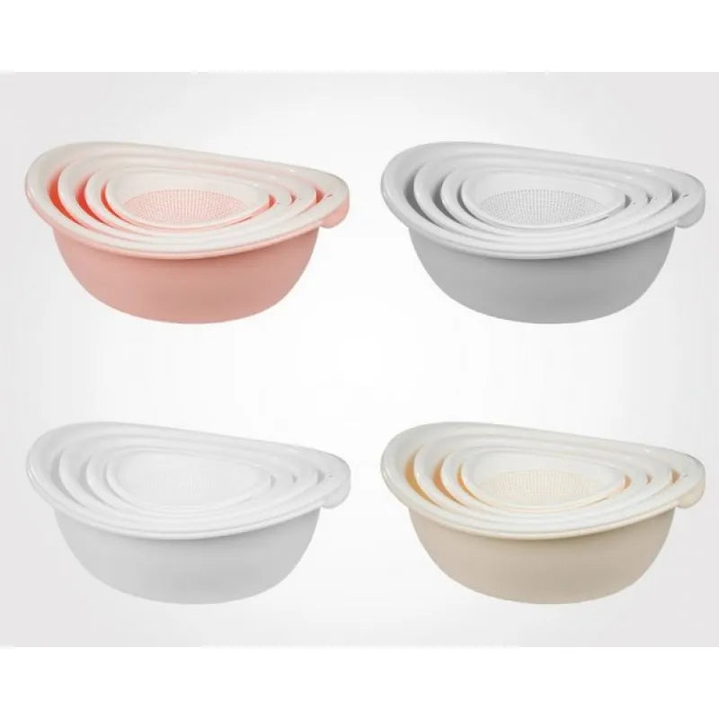 limon bowls& colander 8 pcs set product code: 1996 image2