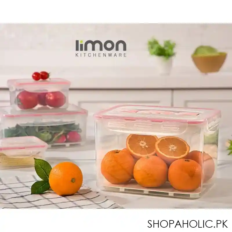 limon four lock container with handle 7.5 ltr product code: 10235 main image