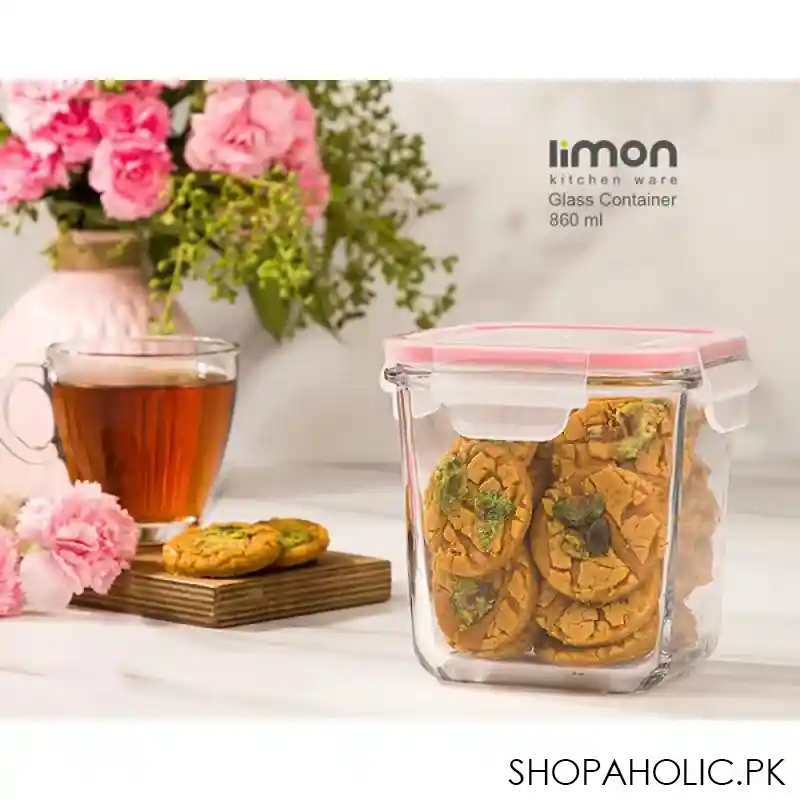 limon square glass container 860ml product code: 1984 main image