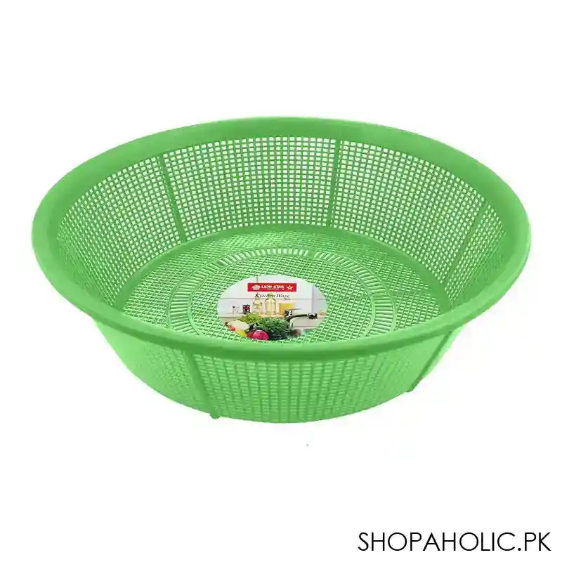 Lion Star Basin Strainer, 28cm, 11 Inches Diameter, Green, BA-34 - Main Image