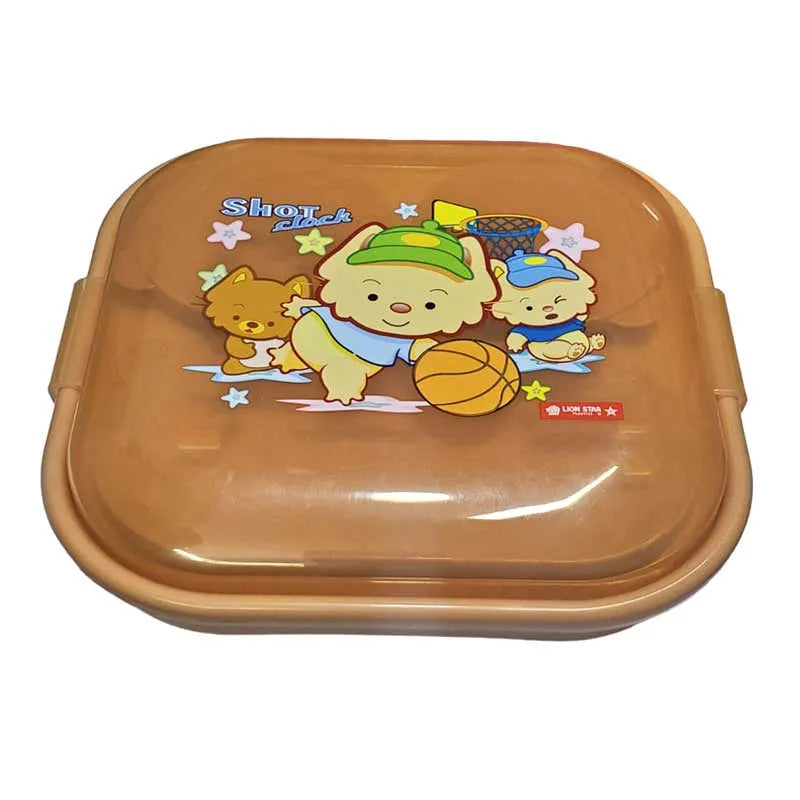 lion star fiesta lunch box, brown, bc 17 main image