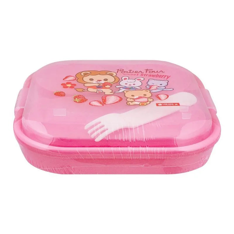 lion star fiesta lunch box, pink, bc 17 main image