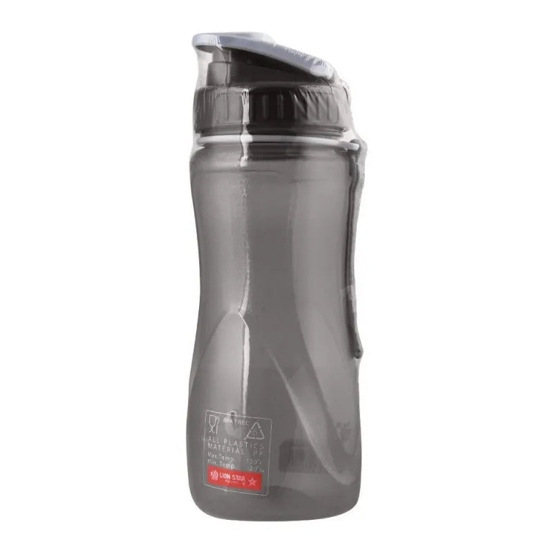 lion star gym sport water bottle, black, 600ml, nn 97 main image