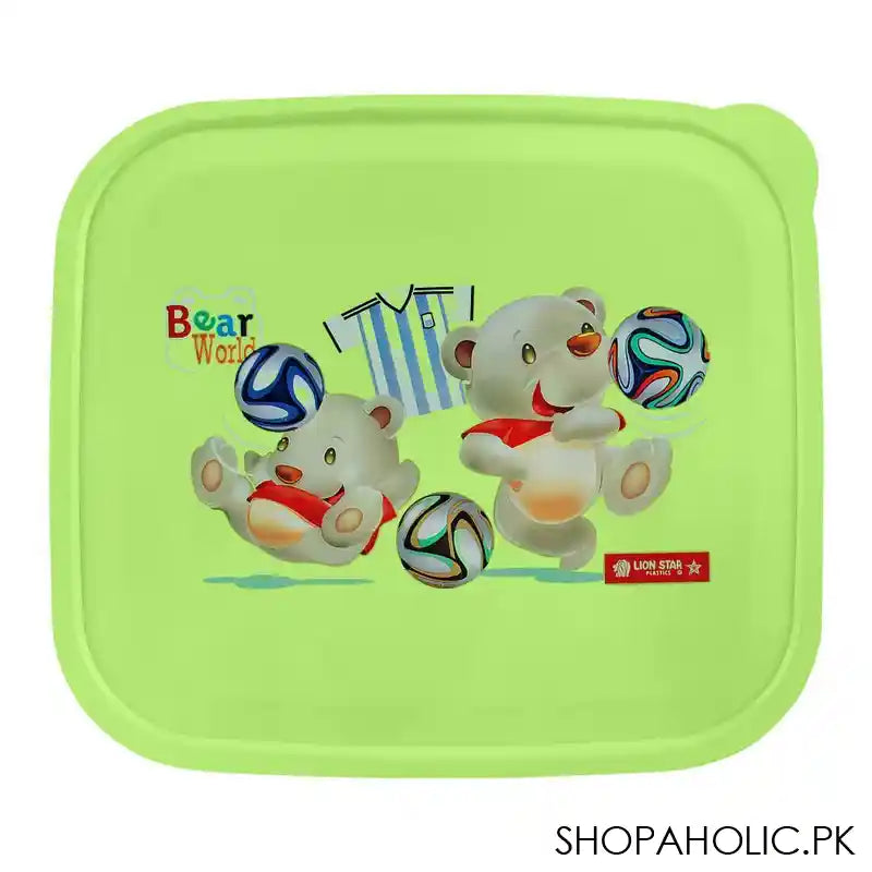 Lion Star Listy Lunch Box, Green, 6x5.5x2 Inches, MC-33 - Image 2