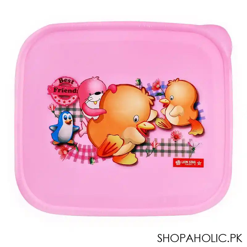 Lion Star Listy Lunch Box, Pink, 6x5.5x2.5 Inches, MC-33 - Image 2