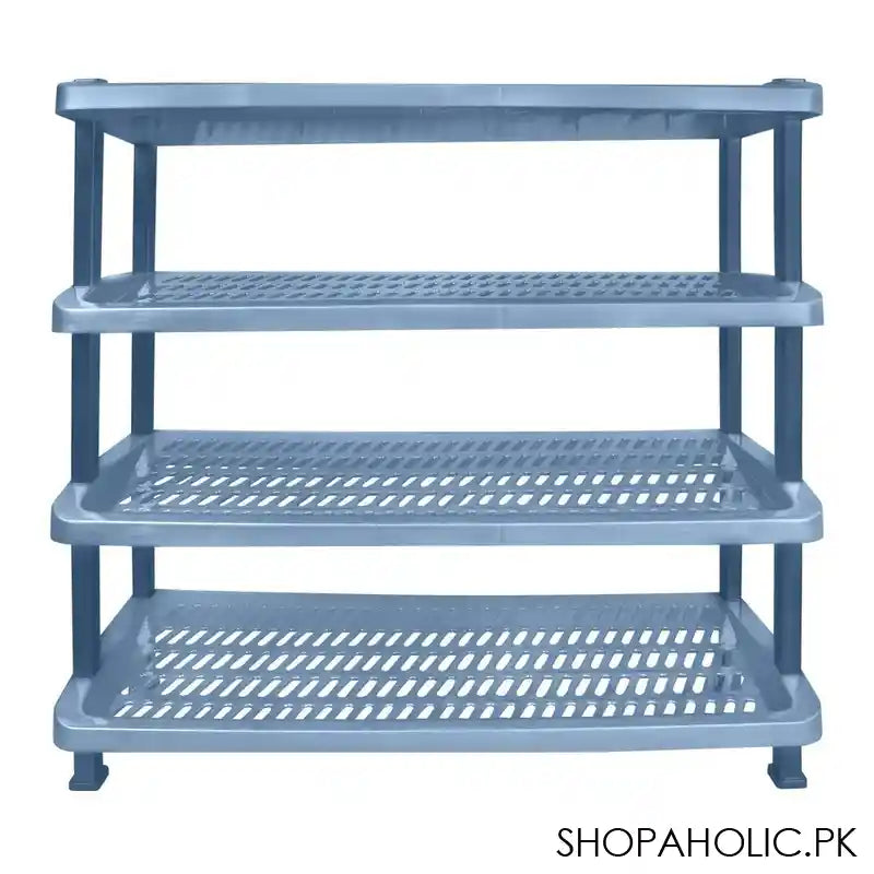 Lion Star Maxi Shoes Rack, 4 Stacks, Blue, A-54 - Main Image