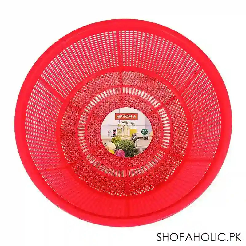 Lion Star Plastic Basin Strainer, 11in, Red, BA-34 - Image 2