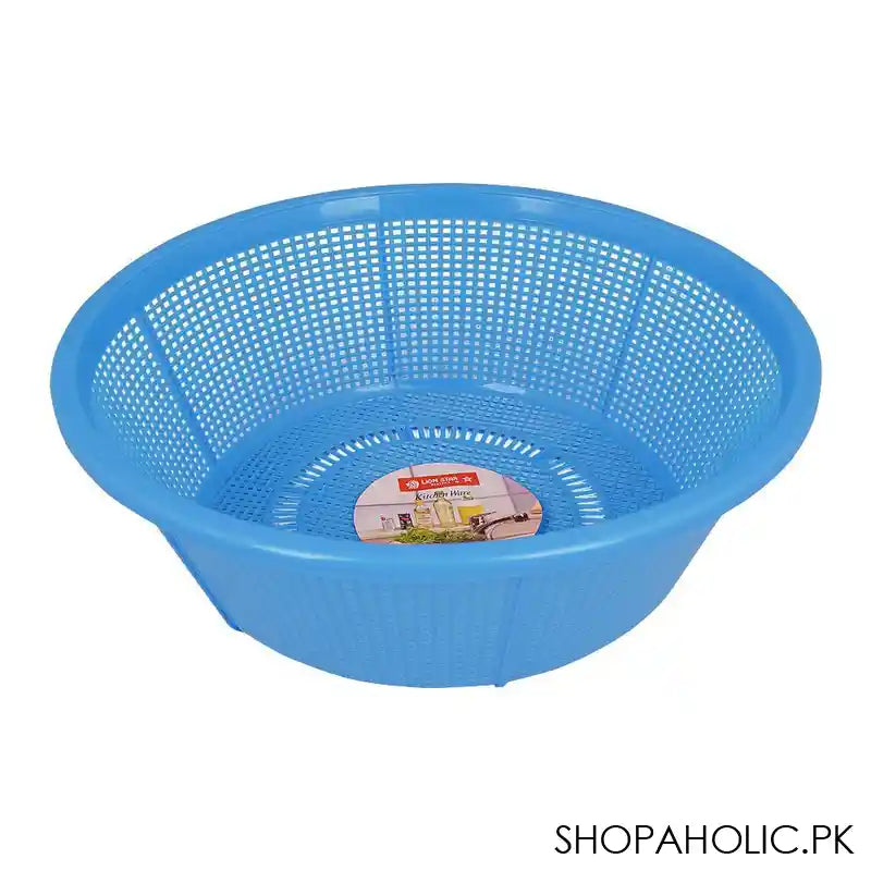 Lion Star Plastic Basin Strainer, 9.4in, Blue, BA-33 - Main Image