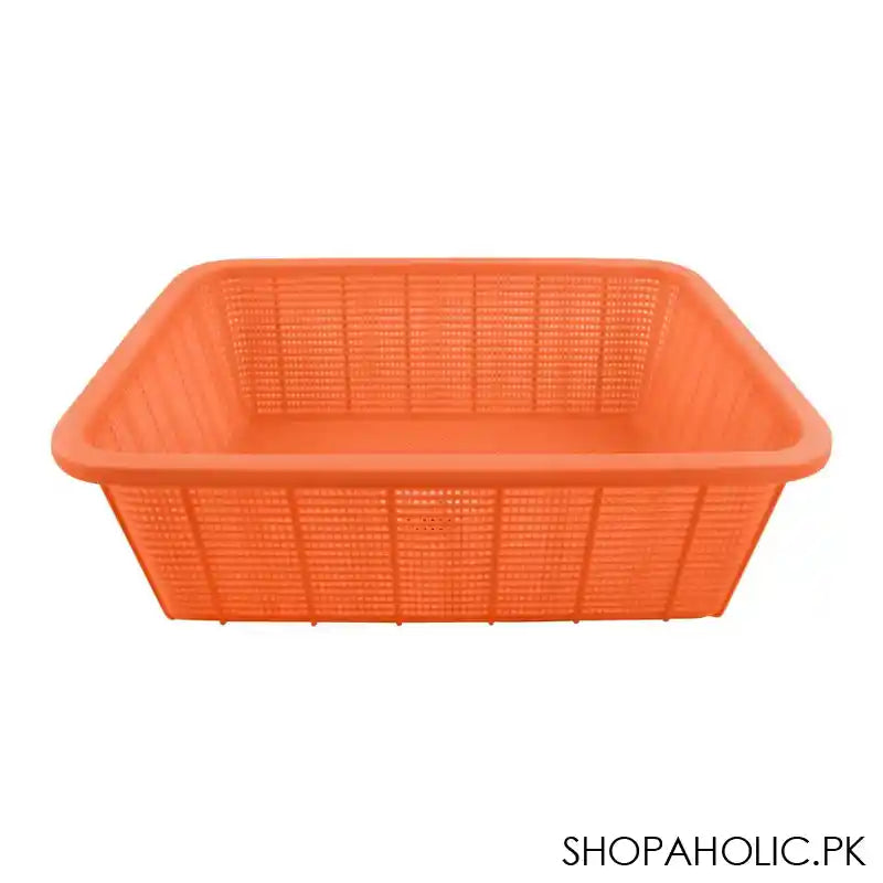 Lion Star Square Basket, Medium, Orange, 15x12x5 Inches, BW-27 - Main Image