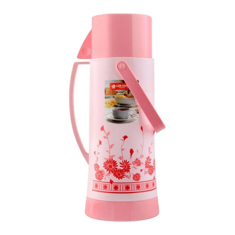 lion star vacuum flask bottle, with bell handle, pink, 0.65 liter, bt 3 image2