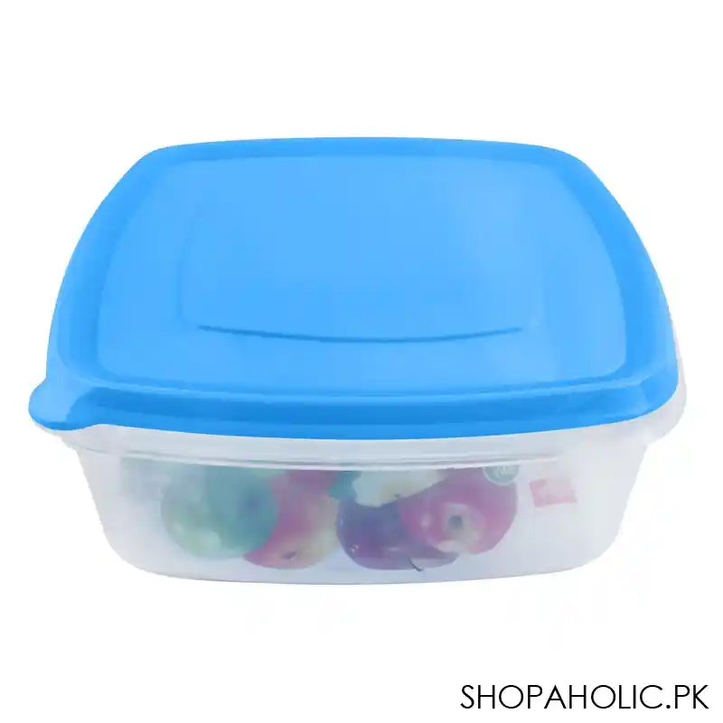 Lion Star Vitto Seal Ware Food Container, 3 Liters, 10x8x3.5 Inches, Blue, VT-3 - Main Image