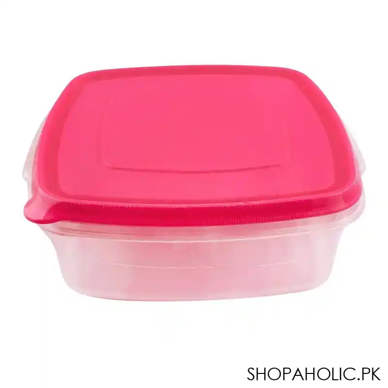 Lion Star Vitto Seal Ware Food Container, 3 Liters, 10x8x3 Inches, Pink VT-3 - Main Image