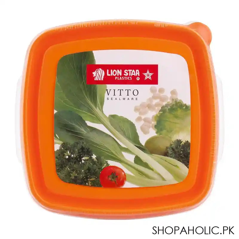 Lion Star Vitto Seal Ware Food Container, Orange, 750ml, VT-1 - Image 2