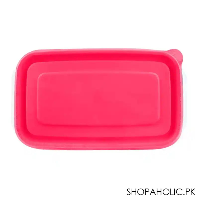 Lion Star Vitto Seal Ware Food Container, Pink, 7.7x5x2 Inches, 480ml, VT-4 - Image 2