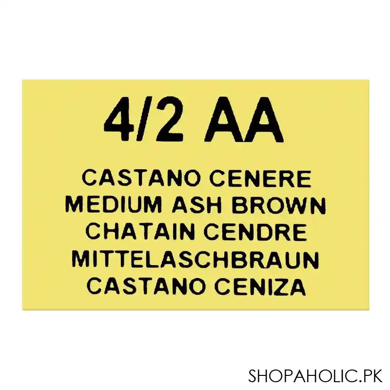 Lisap Milano LK 1:1 Cream Color, 4/2 AA Medium Ash Brown, 100ml - Image 5